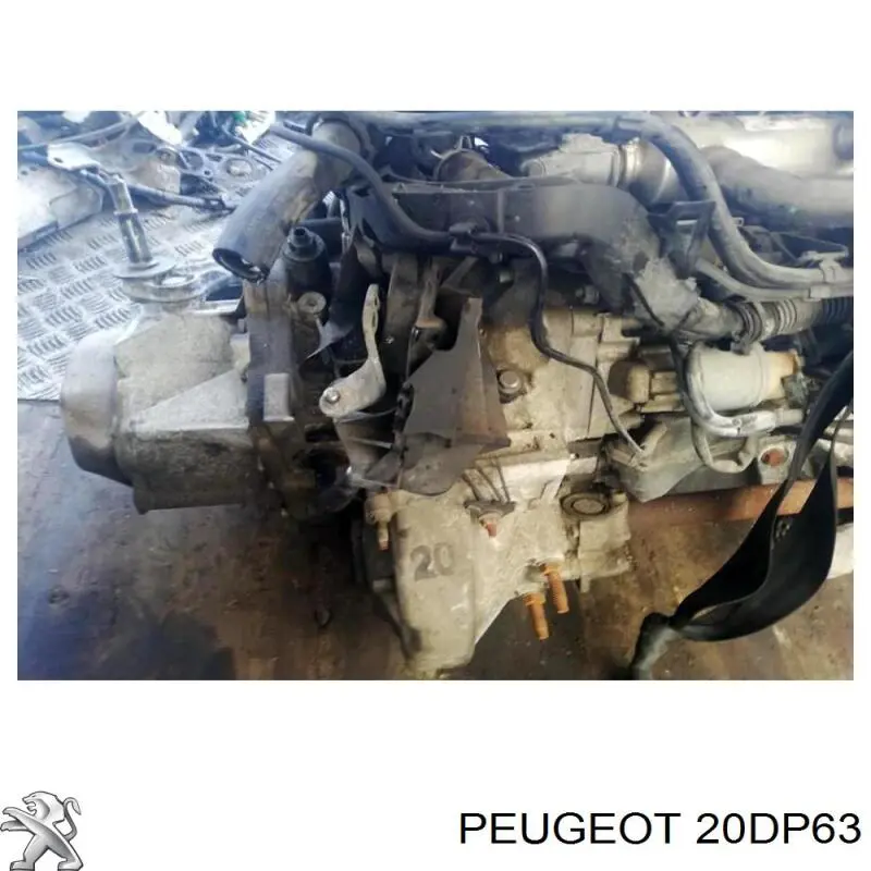 20DP63 Peugeot/Citroen Caixa de Mudança montada (caixa mecânica de velocidades)