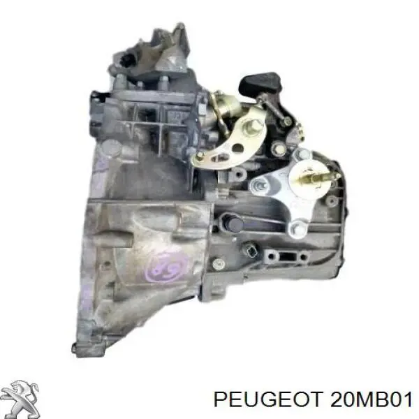 20MB01 Peugeot/Citroen Caixa de Mudança montada (caixa mecânica de velocidades)