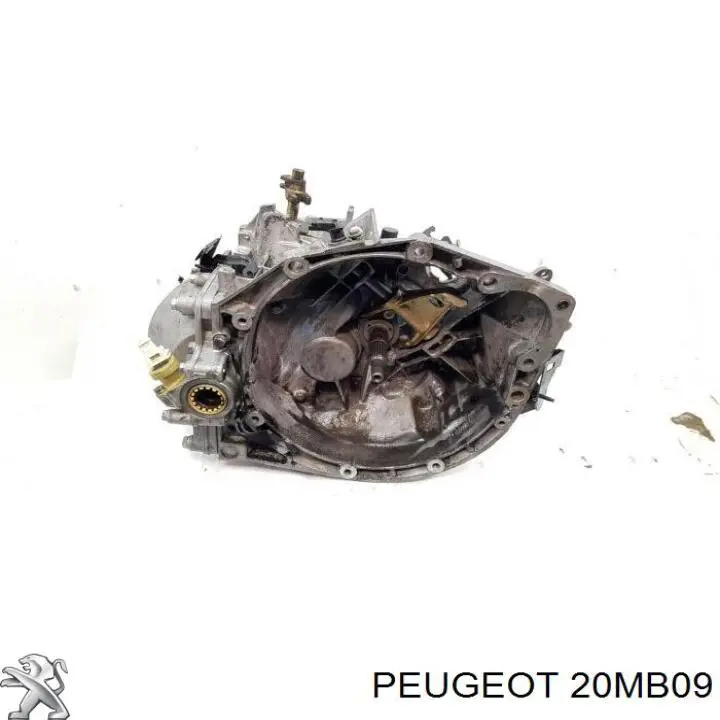 20MB09 Peugeot/Citroen Caixa de Mudança montada (caixa mecânica de velocidades)