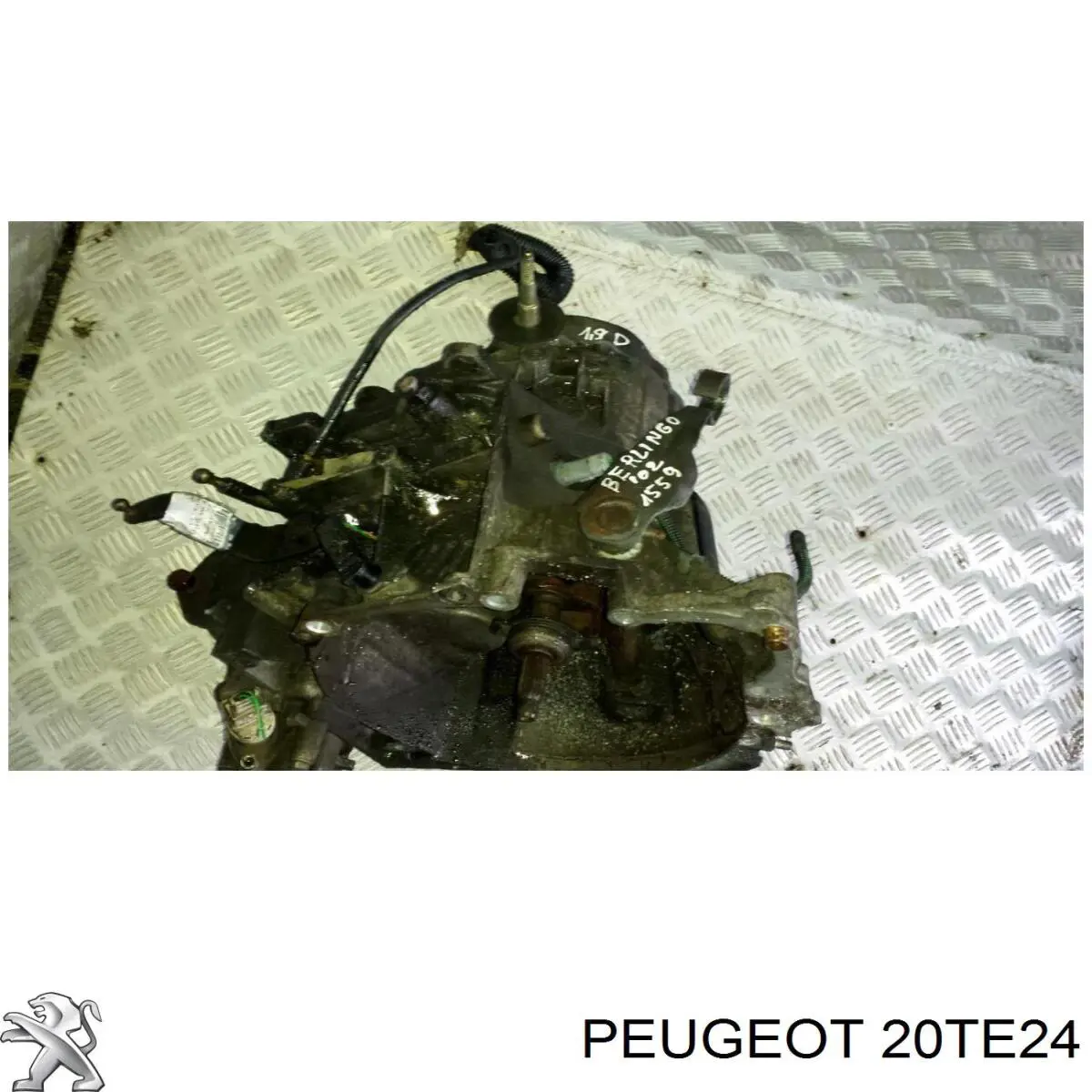 Caixa de Mudança montada (caixa mecânica de velocidades) 20TE24 Peugeot/Citroen