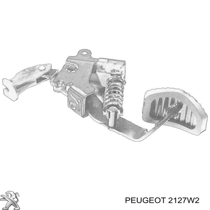 2127W2 Peugeot/Citroen Pedal de embraiagem