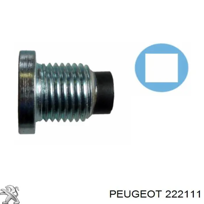 Compre 222111 Peugeot/Citroen Tampão de panela de motor