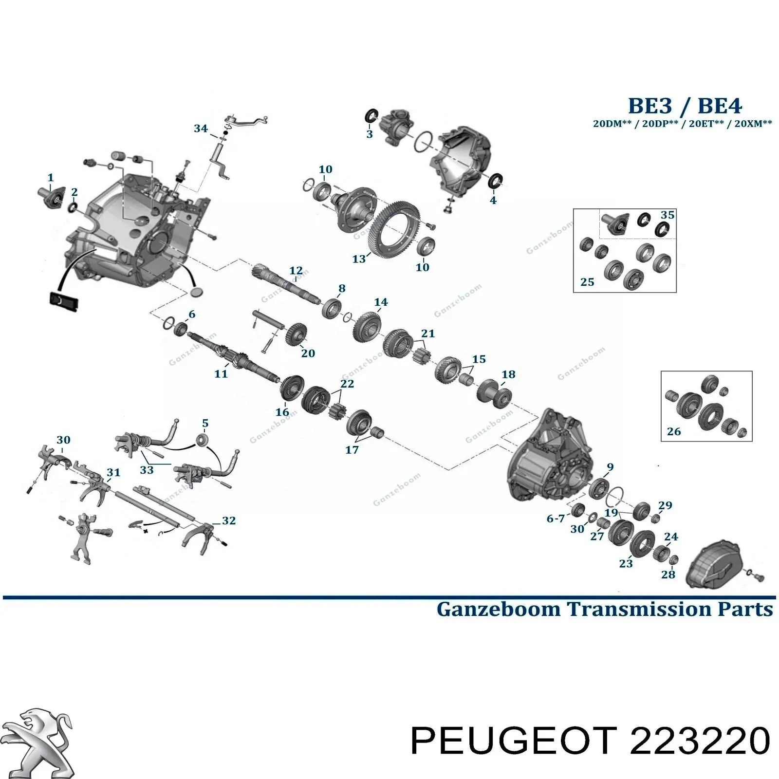 223220 Peugeot/Citroen 