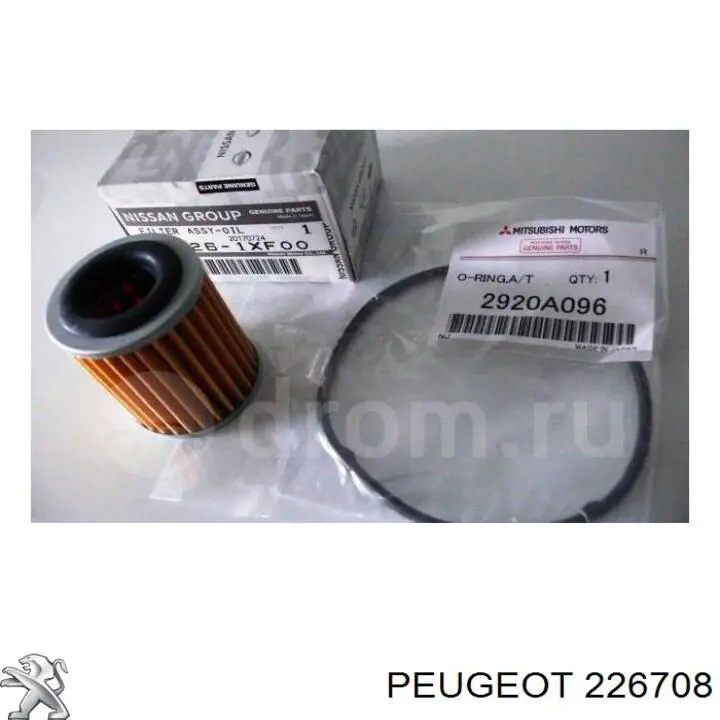 Filtro da Caixa Automática de Mudança Peugeot/Citroen 226708 preço, a partir de 7,04 USD