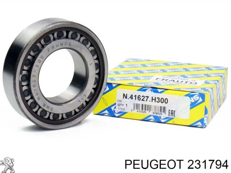 Rolamento da árvore secundária da Caixa de Mudança Peugeot/Citroen 3645386 preço, a partir de 72,85 USD