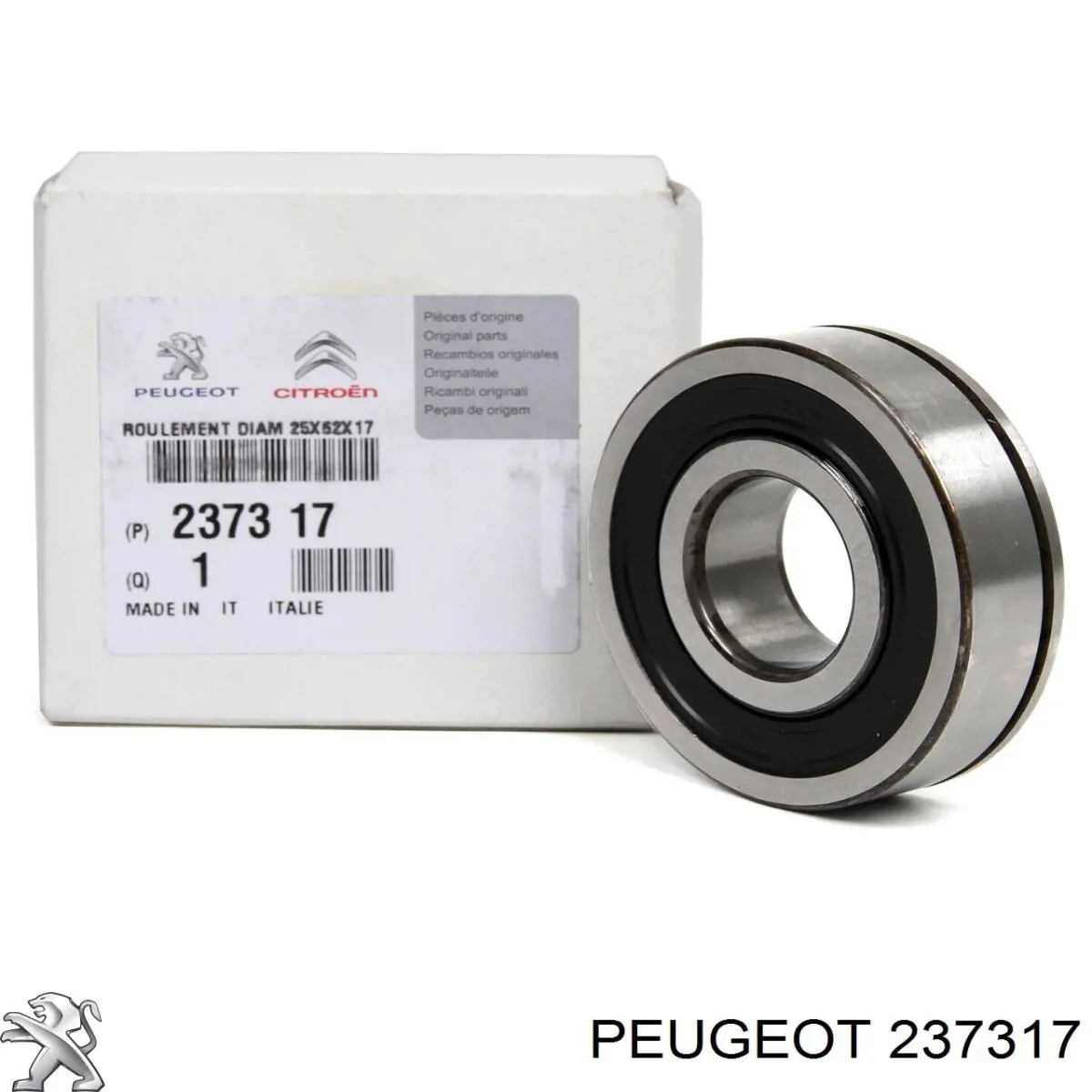237317 Peugeot/Citroen Rolamento da árvore primária da Caixa de Mudança