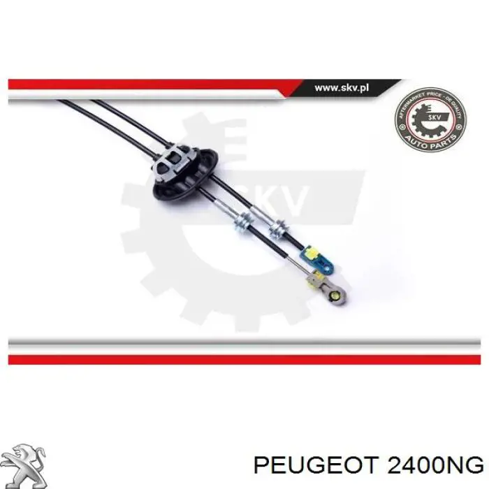 2400NG Peugeot/Citroen Mecanismo de mudança (ligação)