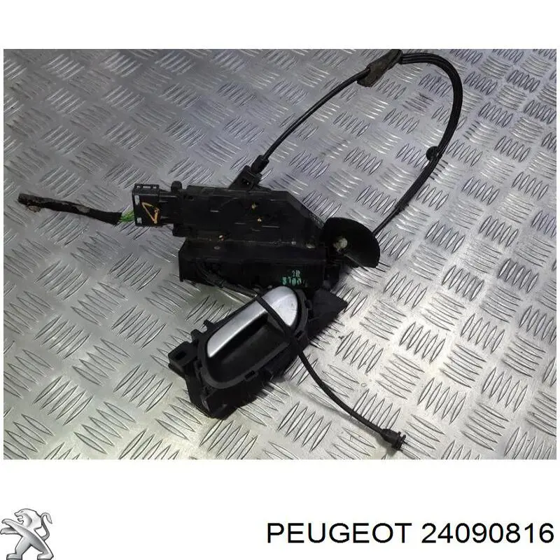 Motor acionador de abertura/fechamento da porta traseira esquerda 24090816 Peugeot/Citroen