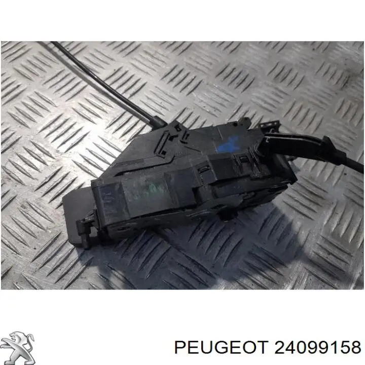 Fecho da porta traseira direita 24099158 Peugeot/Citroen