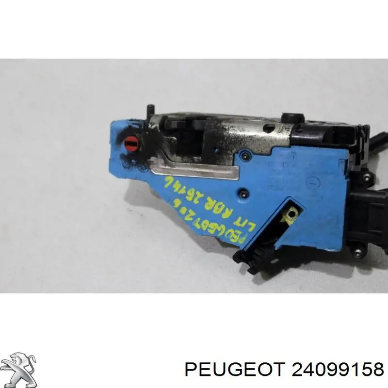 Fecho da porta traseira direita Peugeot/Citroen 24099158