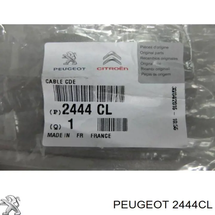 2444CL Peugeot/Citroen Cabo de mudança duplo
