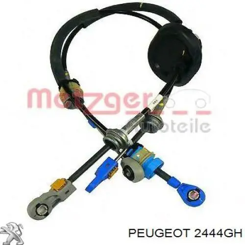 2444GH Peugeot/Citroen Cabo de mudança duplo