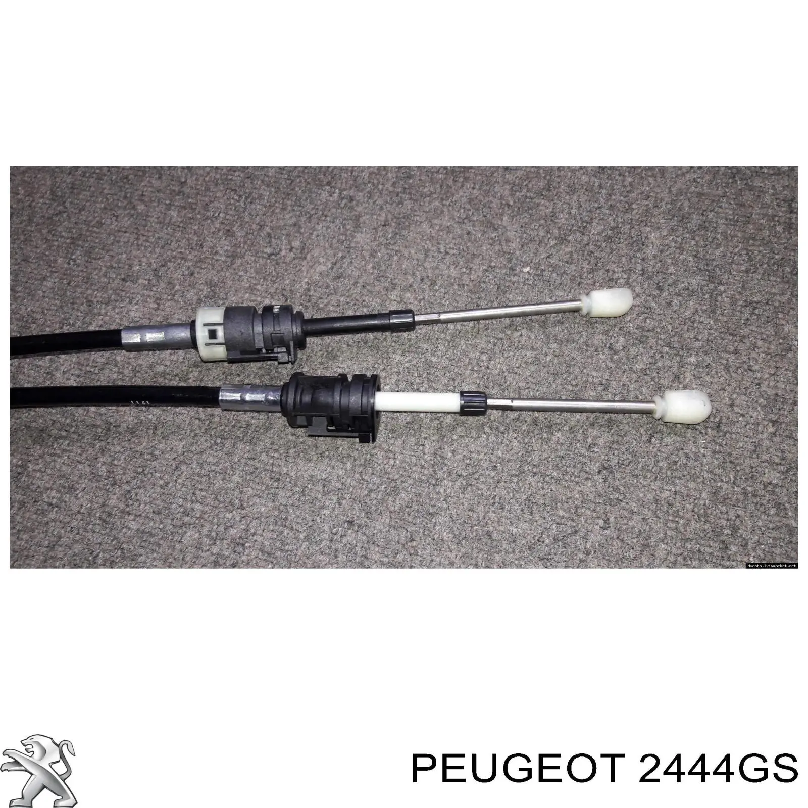 2444GS Peugeot/Citroen Cabo de mudança duplo