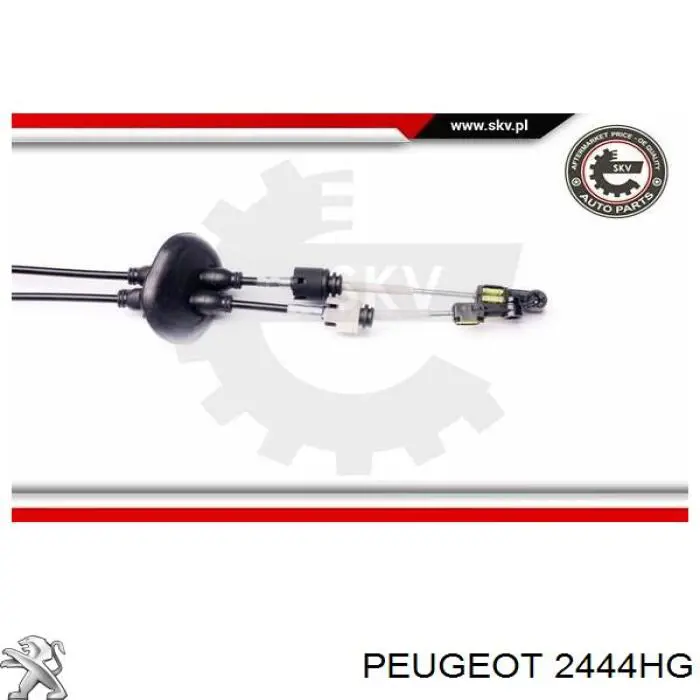 Cabo de mudança duplo Peugeot/Citroen 2444HG preço, a partir de 34,71 USD