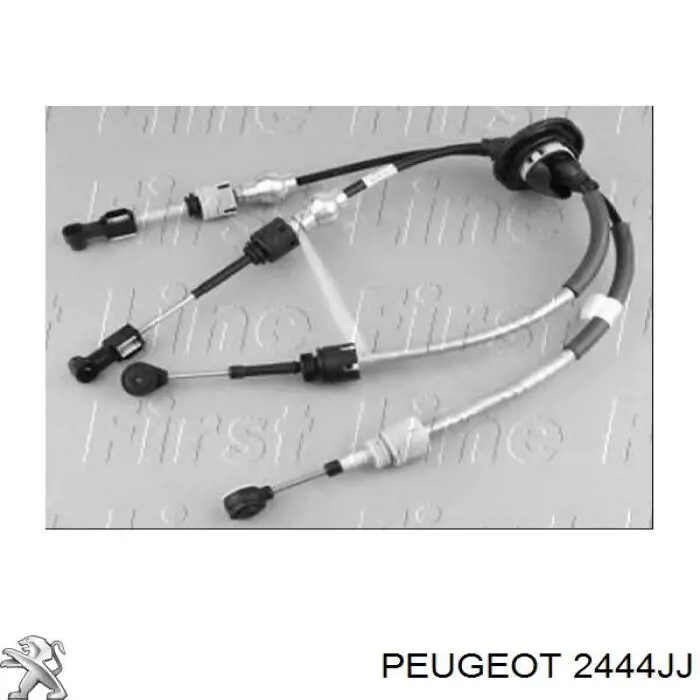 2444JJ Peugeot/Citroen Cabo de mudança duplo