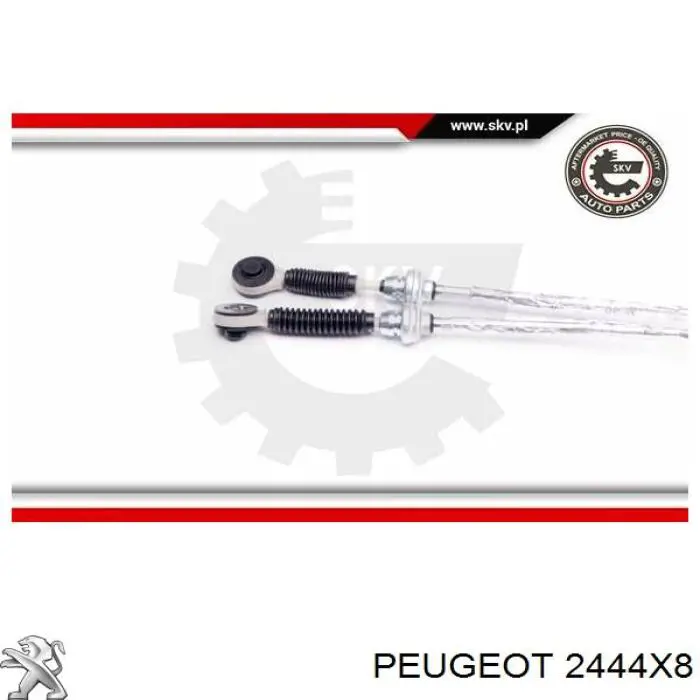 Cabo de mudança duplo Peugeot/Citroen 2444X8 preço, a partir de 100,70 USD