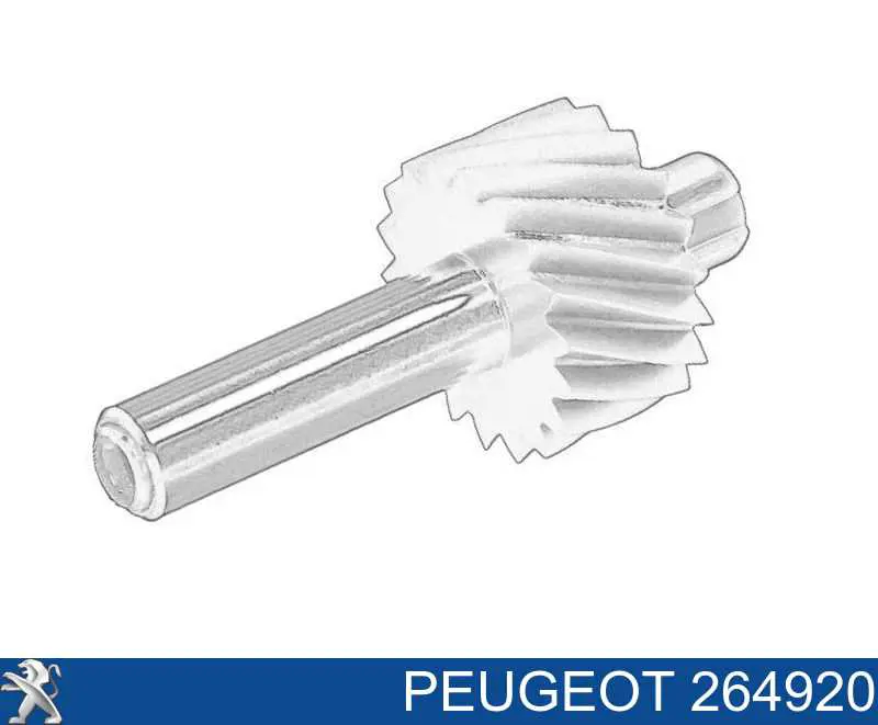 264920 Peugeot/Citroen Roda dentada motriz de velocímetro