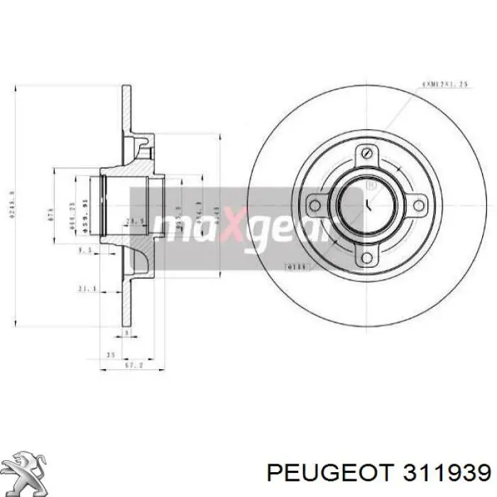 Compre 311939 Peugeot/Citroen 