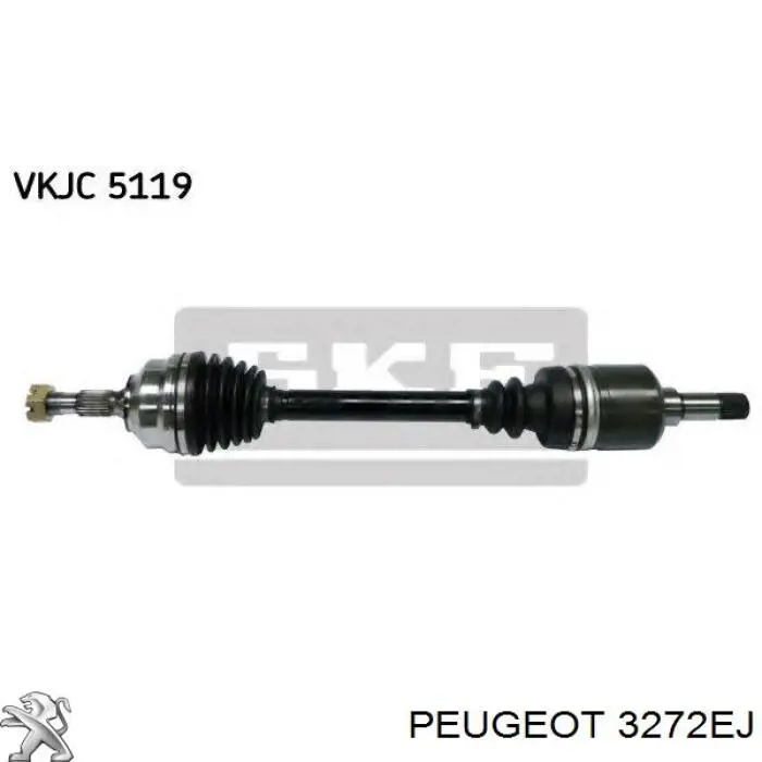Junta homocinética externa dianteira Peugeot/Citroen 3272EJ preço, a partir de 52,65 USD