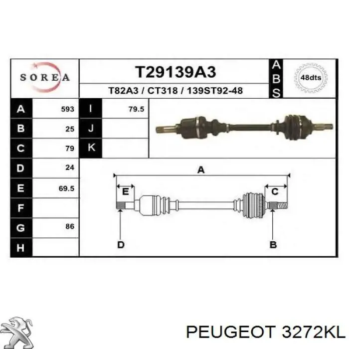 3272KL Peugeot/Citroen 