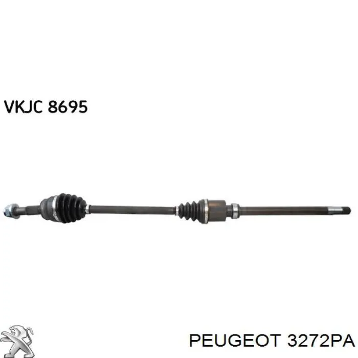 3272PA Peugeot/Citroen Semieixo (acionador) dianteiro esquerdo