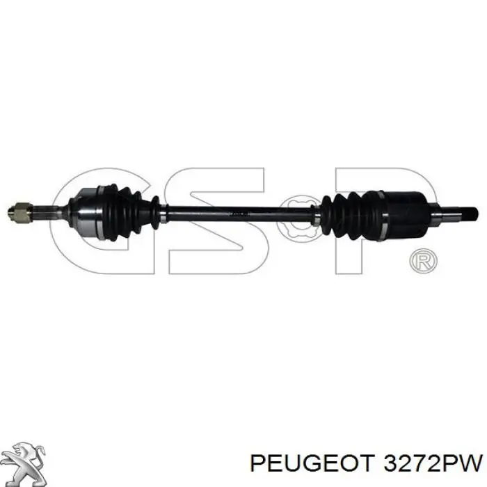 Semieixo (acionador) dianteiro esquerdo Peugeot/Citroen 3272PV preço, a partir de 103,05 USD