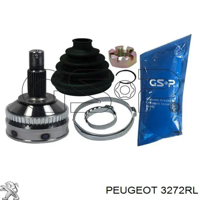 3272RL Peugeot/Citroen Semieixo (acionador) dianteiro esquerdo