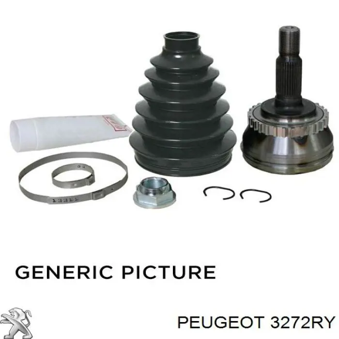 Compre 3272RY Peugeot/Citroen Semieixo (acionador) dianteiro esquerdo