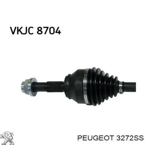 Semieixo (acionador) dianteiro esquerdo Peugeot/Citroen 3272SS preço, a partir de 118,31 USD