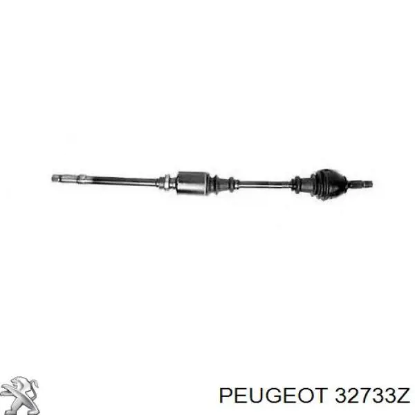 Semieixo (acionador) dianteiro direito Peugeot/Citroen 32736E preço, a partir de 87,56 USD