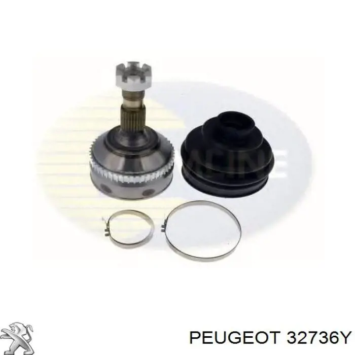Compre 32736Y Peugeot/Citroen Semieixo (acionador) dianteiro direito