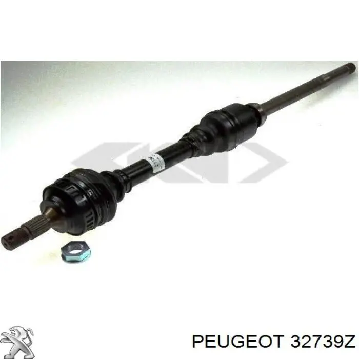 32739Z Peugeot/Citroen Semieixo (acionador) dianteiro direito