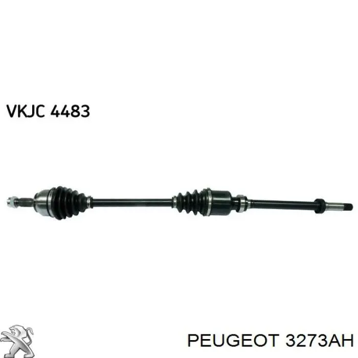 Compre 3273AH Peugeot/Citroen Semieixo (acionador) dianteiro direito