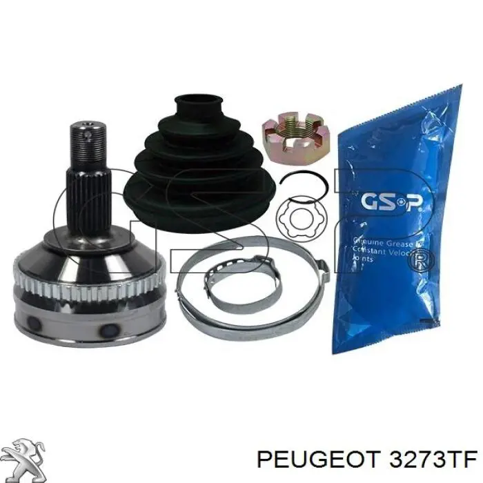 Semieixo (acionador) dianteiro direito Peugeot/Citroen 3273TF preço, a partir de 92,50 USD