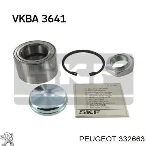 Compre 332663 Peugeot/Citroen Rolamento de cubo dianteiro
