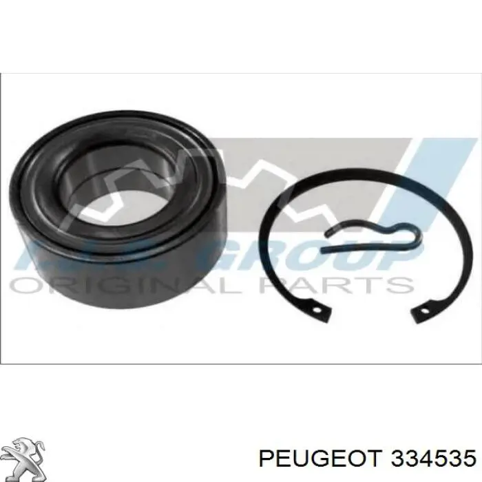 Anel de travagem de rolamento de cubo dianteiro Peugeot/Citroen 334535 preço, a partir de 4,07 USD