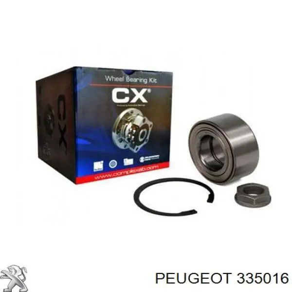 335016 Peugeot/Citroen Rolamento de cubo dianteiro
