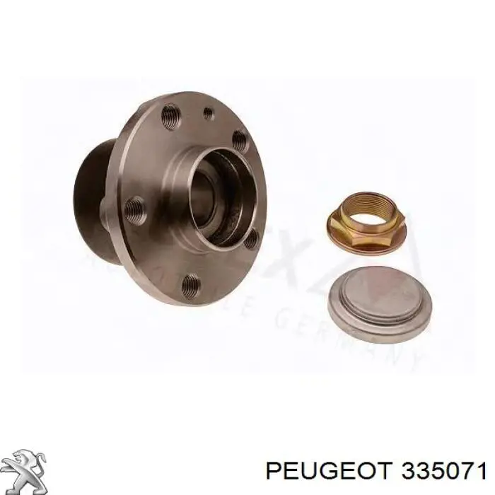 335071 Peugeot/Citroen Cubo traseiro