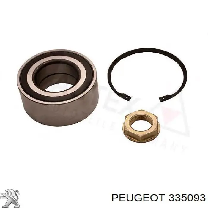 Compre 335093 Peugeot/Citroen Rolamento de cubo dianteiro