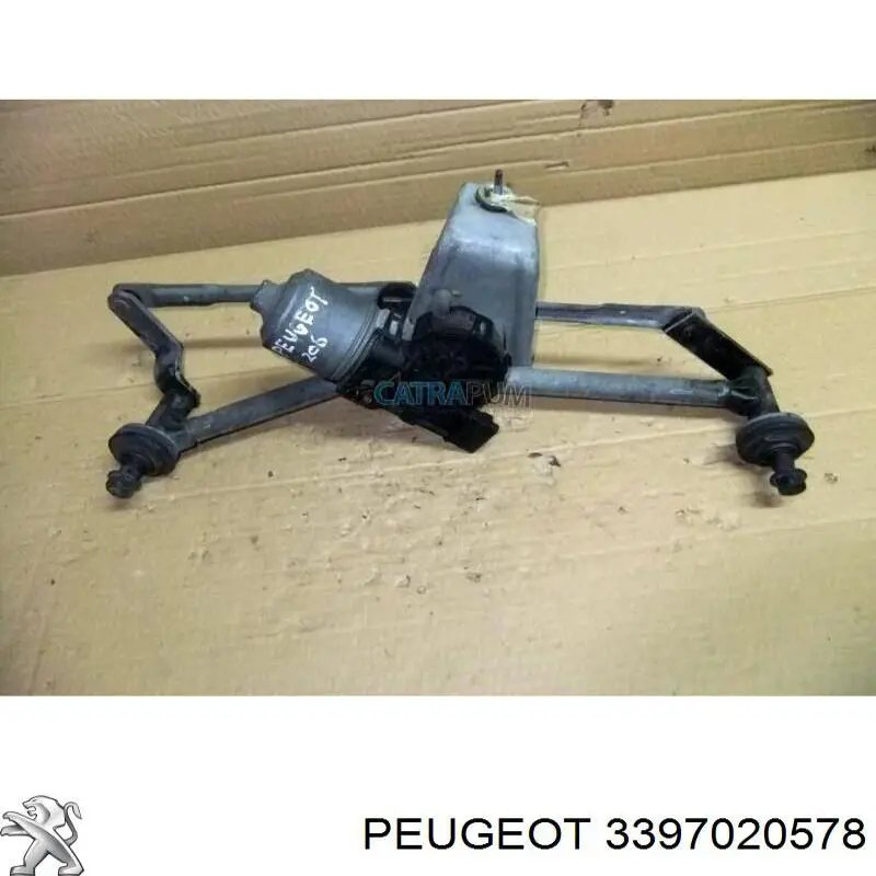 3397020578 Peugeot/Citroen Trapézio de limpador pára-brisas