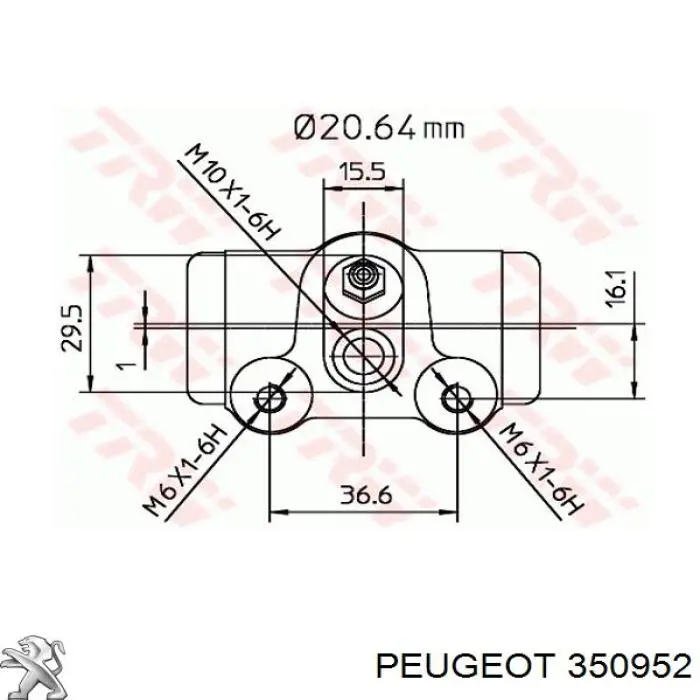 350952 Peugeot/Citroen 