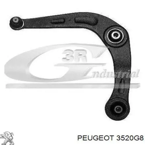 Compre 3520G8 Peugeot/Citroen Braço oscilante inferior esquerdo de suspensão dianteira