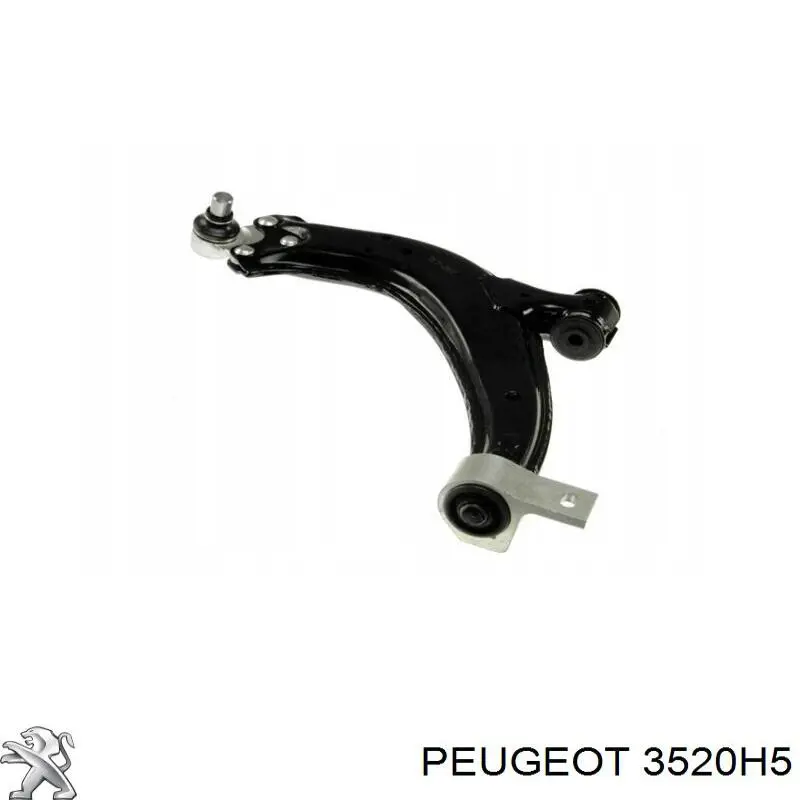 Braço oscilante inferior esquerdo de suspensão dianteira Peugeot/Citroen 3520H5 preço, a partir de 52,87 USD