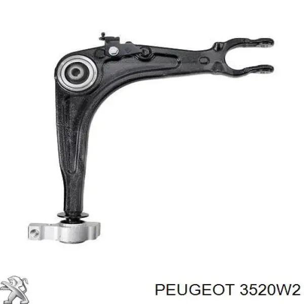 Braço oscilante inferior esquerdo de suspensão dianteira Peugeot/Citroen 3520W2 preço, a partir de 93,64 USD