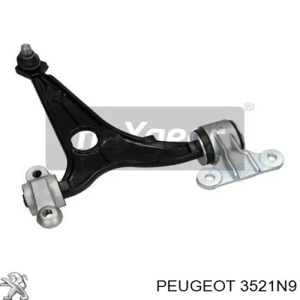 Compre 3521N9 Peugeot/Citroen Braço oscilante inferior direito de suspensão dianteira