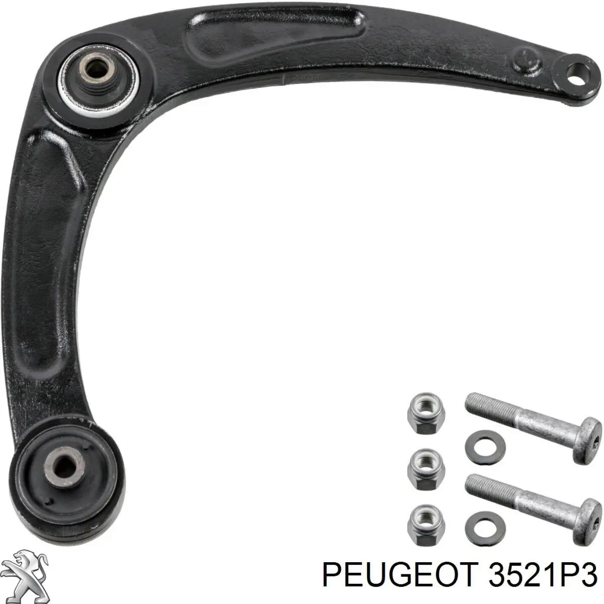 Braço oscilante inferior direito de suspensão dianteira Peugeot/Citroen 3521P3 preço, a partir de 44,34 USD