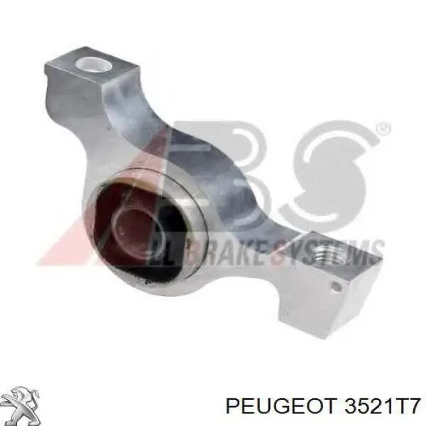 3521T7 Peugeot/Citroen Braço oscilante inferior direito de suspensão dianteira