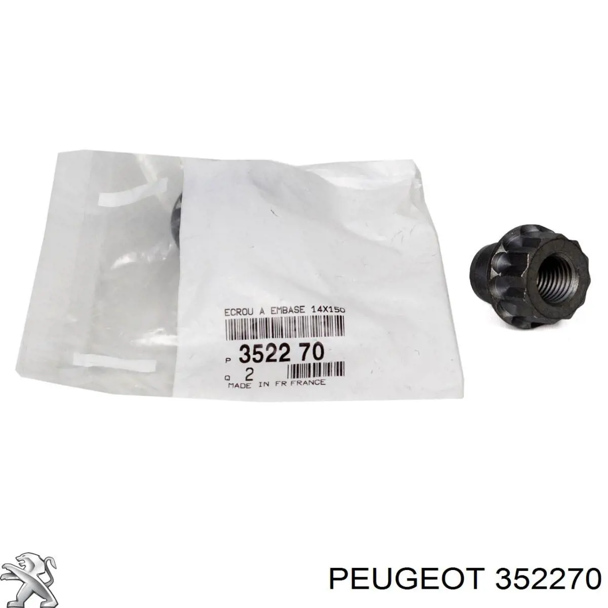 Porca de parafuso de fixação de braço oscilante dianteiro inferior Peugeot/Citroen 352270 preço, a partir de  USD