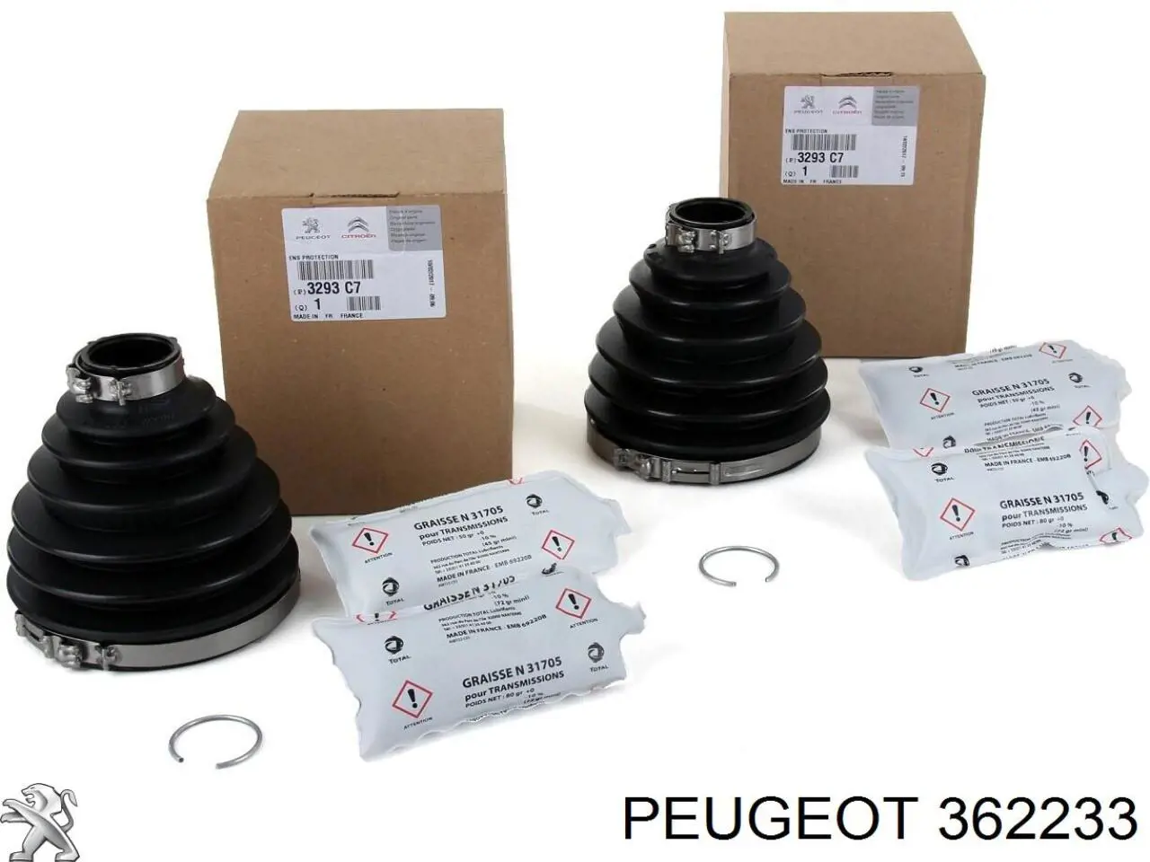 Compre 362233 Peugeot/Citroen Porca de apoio esférico de suspensão dianteira