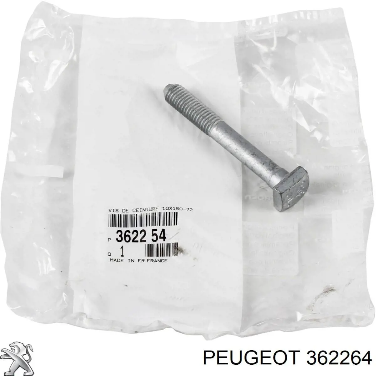 Compre 362264 Peugeot/Citroen Parafuso de fixação de apoio esférico dianteiro ao pino de apoio